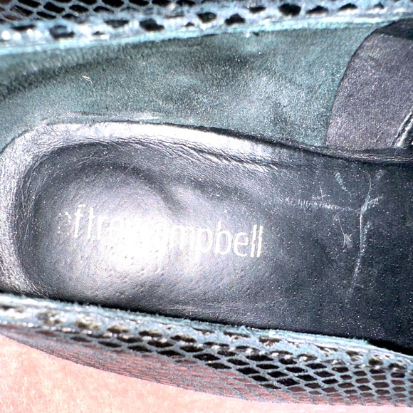 JEFFREY CAMPBELL BLACK LIZARD STUDDED LOAFERS. Size 6.5. - Picture 8 of 8